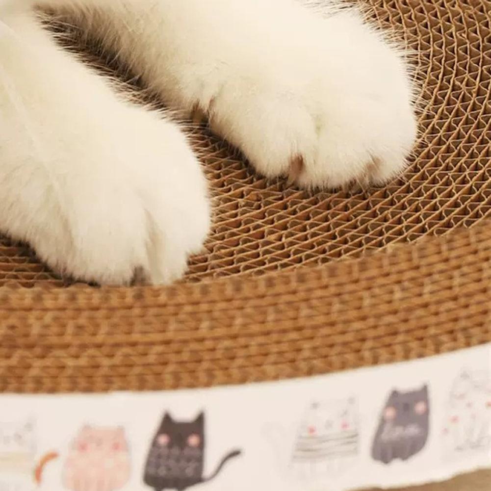 Rascador de Cartón para Gatos en Forma de Cama 